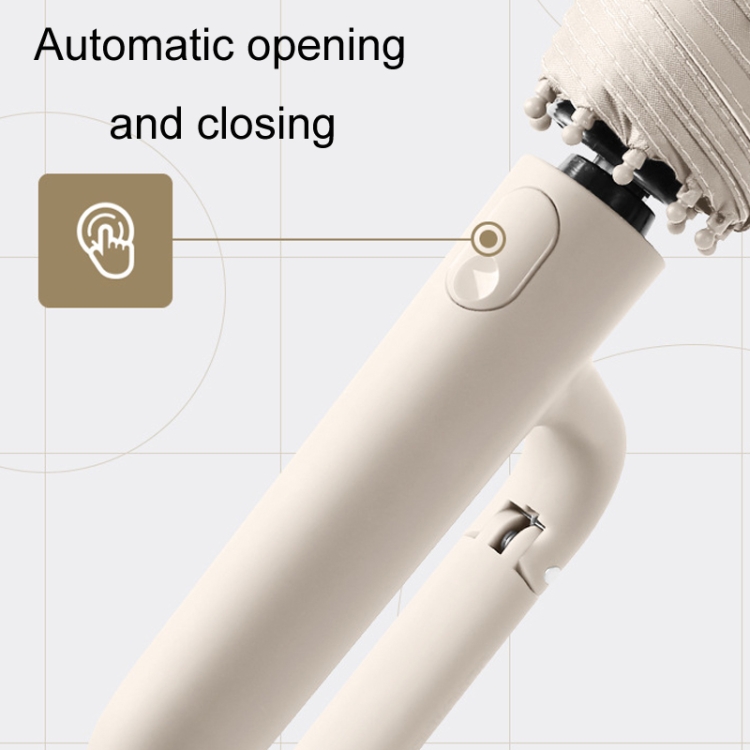 Fully Automatic Rain Or Shine Umbrella Foldable Unisex Sun Shade Umbrella, Style: Reverse Blue 105cm - B4