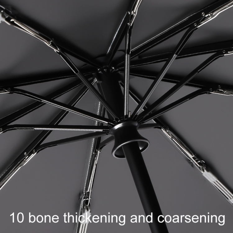 Fully Automatic Rain Or Shine Umbrella Foldable Unisex Sun Shade Umbrella, Style: Reverse Blue 105cm - B8