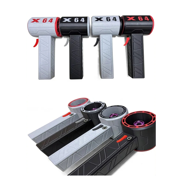 Ручной портативный турбовентилятор для автомойки, 64 мм, цвет: черный, белый, вилка европейского стандарта - B1