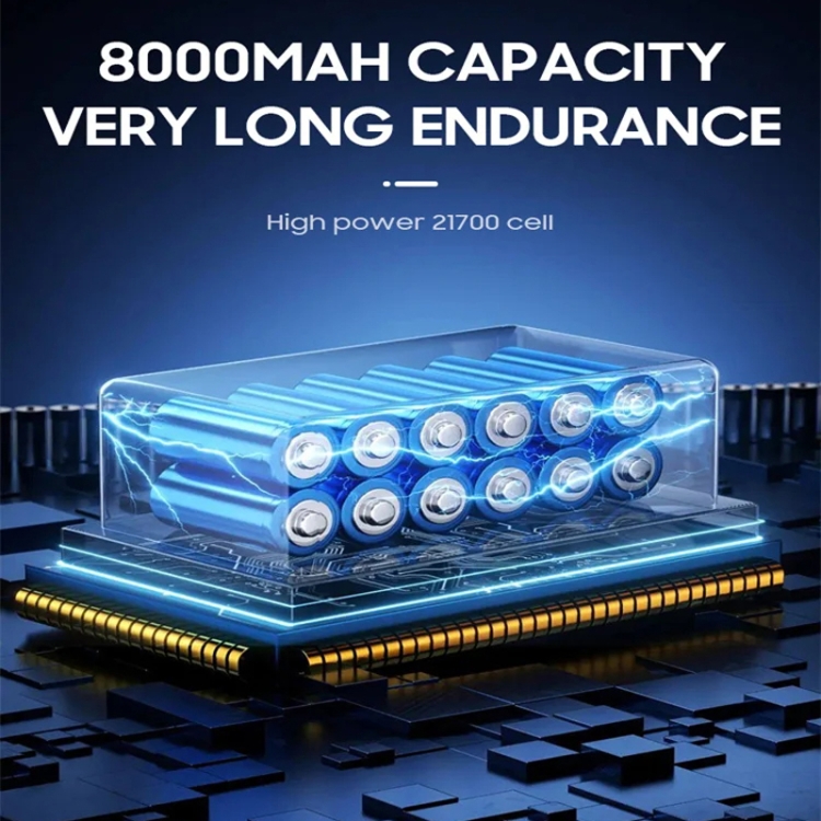 Ручной портативный турбовентилятор для автомойки, 64 мм, цвет: черный, белый, вилка европейского стандарта - B10