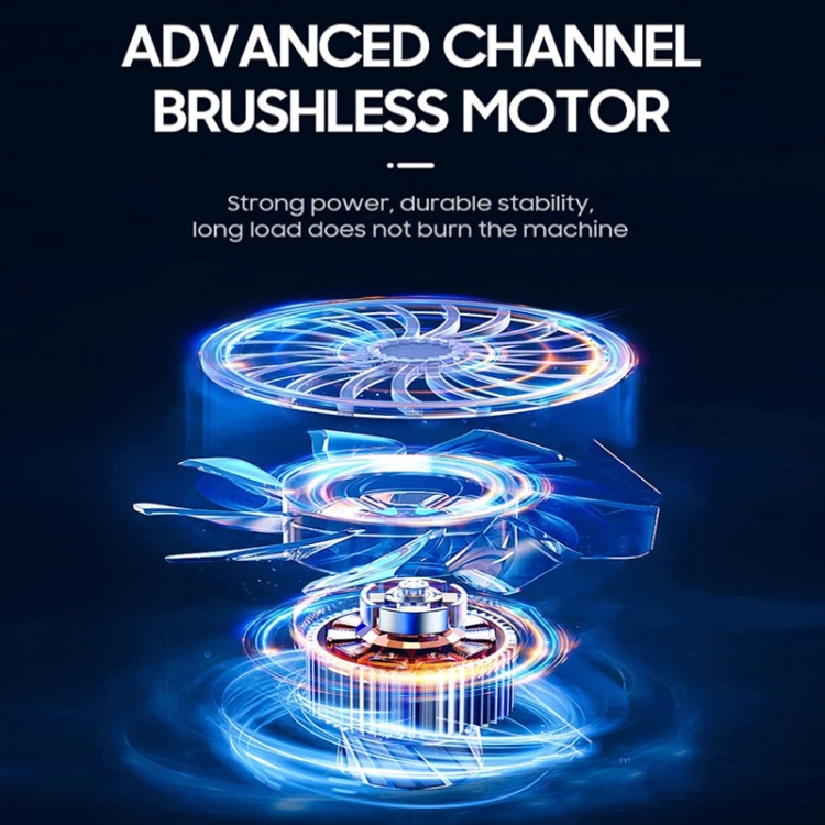 Ручной портативный турбовентилятор для автомойки, 64 мм, цвет: черный, белый, вилка европейского стандарта - B9