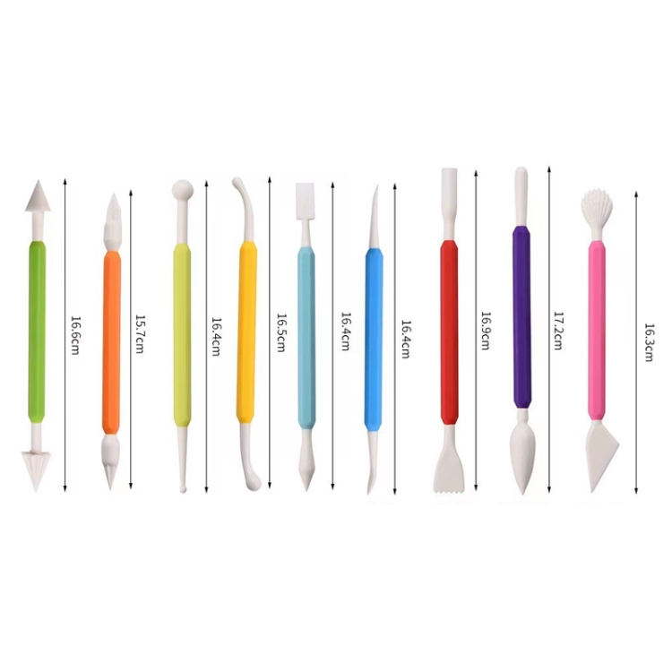 LAMXD Lot De 9 Outils De Modelage Pour Fondant, Stylos à