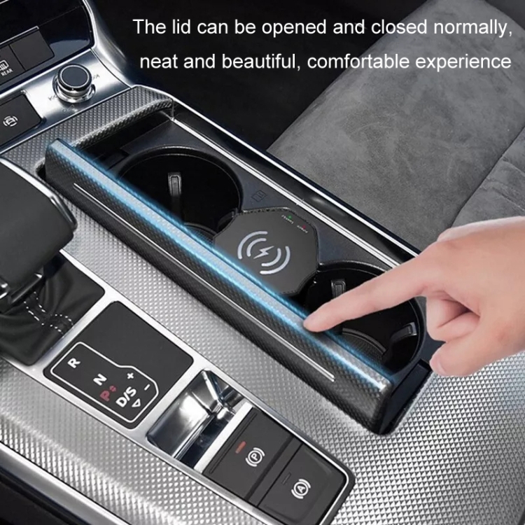 For Audi A6L 15W Car Cigarette Lighter Magnetic Wireless Charger, For Left And Right Driving For Audi A6L 15W Car Cigarette Lighter Magnetic Wireless Charger, For Left And Right Driving