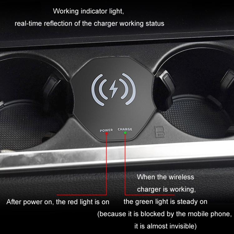 For Audi A6L 15W Car Cigarette Lighter Magnetic Wireless Charger, For Left And Right Driving For Audi A6L 15W Car Cigarette Lighter Magnetic Wireless Charger, For Left And Right Driving