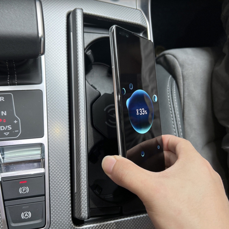For Audi A6L 15W Car Cigarette Lighter Magnetic Wireless Charger, For Left And Right Driving For Audi A6L 15W Car Cigarette Lighter Magnetic Wireless Charger, For Left And Right Driving