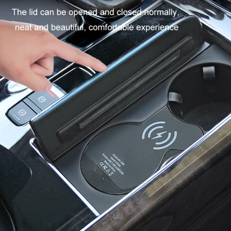 For Audi A8 Car Cigarette Lighter Mobile Phone Wireless Charger, For Left And Right Driving(For 2011-2017) For Audi A8 Car Cigarette Lighter Mobile Phone Wireless Charger, For Left And Right Driving(For 2011-2017)