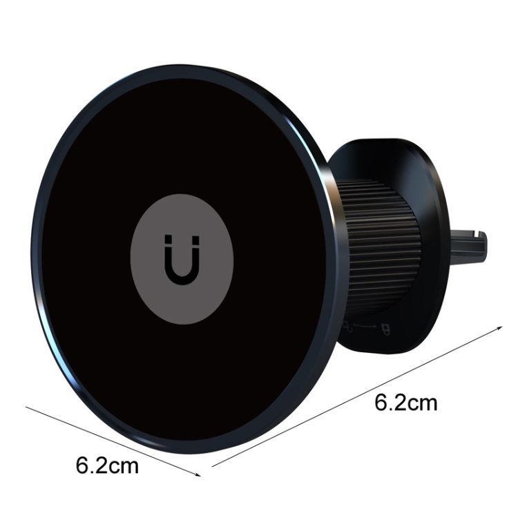 Car Universal Rotating Magnetic Cell Phone Holder With Hook Air Vent Car Navigation Bracket(Black) Car Universal Rotating Magnetic Cell Phone Holder With Hook Air Vent Car Navigation Bracket(Black)