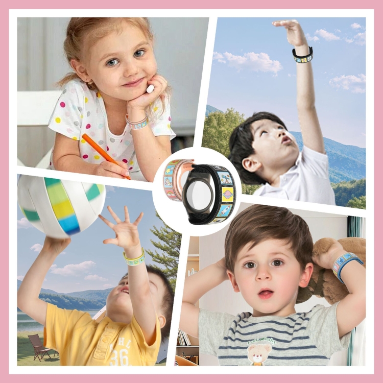 For AirTag Protective Case Children Watchband Anti-lost Locator Waterproof Wristband Bracel(Dinosaur) For AirTag Protective Case Children Watchband Anti-lost Locator Waterproof Wristband Bracel(Dinosaur)