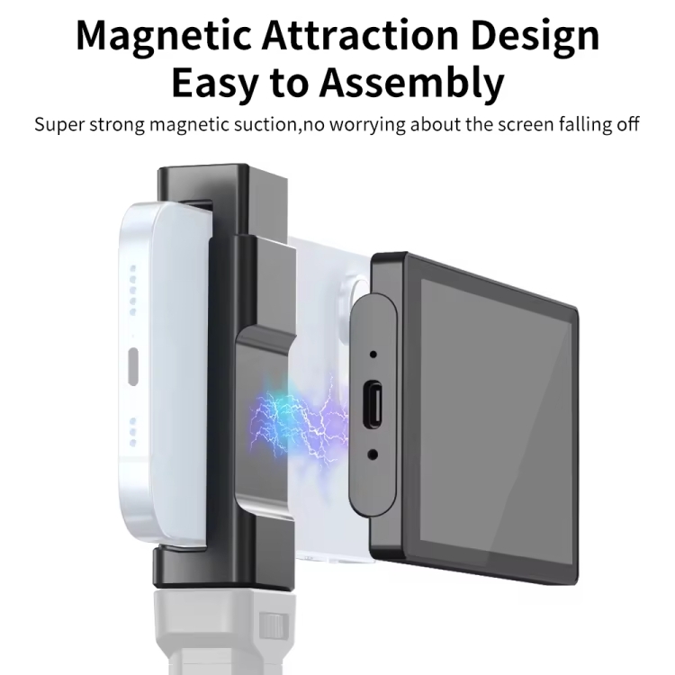 KingMa PH01 Smartphone Mini Monitors Sync Rear Camera Selfie Screen with Magnetic Phone Clip KingMa PH01 Smartphone Mini Monitors Sync Rear Camera Selfie Screen with Magnetic Phone Clip