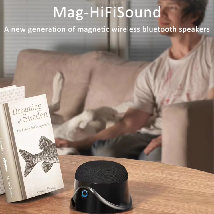 Magnetic Wireless Bluetooth Speaker Subwoofer Mini Portable TWS Mobile ...