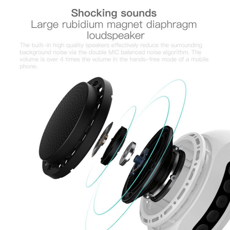 U6 Watch-shaped Wearable Bluetooth Speaker Selfie Sports Smart Speaker(Blue) U6 Watch-shaped Wearable Bluetooth Speaker Selfie Sports Smart Speaker(Blue)