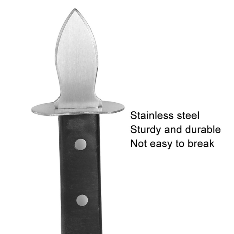 Shellscrape Tool Stainless Steel Opening Oyster Scallop Tool Kitchen Shell Pryer Knife ...