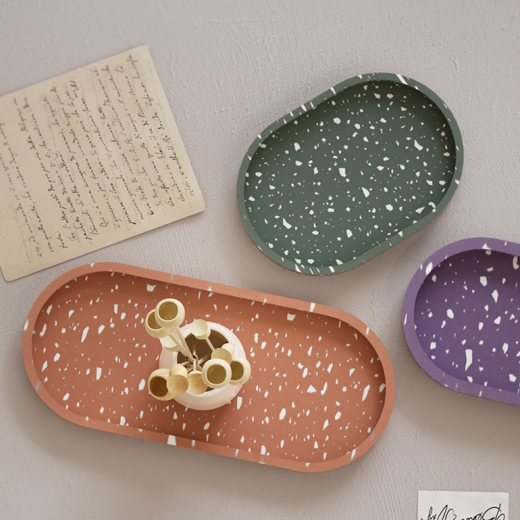 Creative Crafting with DIY Epoxy Oval Tray Dish Mold Silicone Mold for Flower Pot Base, Spec: 004