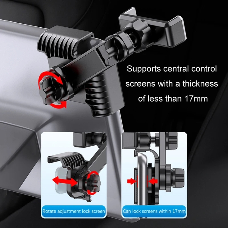 SHUNWEI Car Navigation Screen Floating Mobile Phone Holder, Style: Clip Type SHUNWEI Car Navigation Screen Floating Mobile Phone Holder, Style: Clip Type