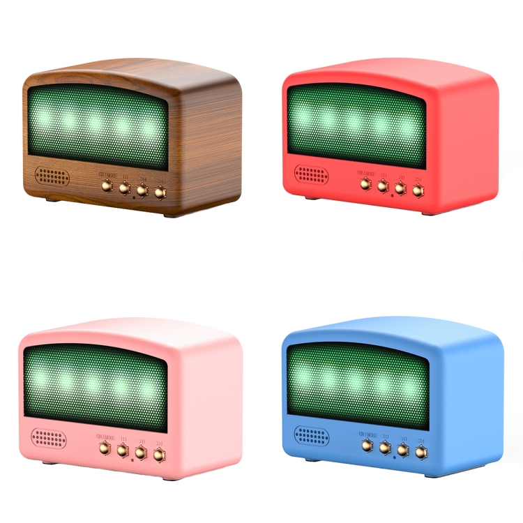 BT11-D Mini Card USB Flash Drive FM Radio Retro Wireless Bluetooth Speaker, Color: Pearwood BT11-D Mini Card USB Flash Drive FM Radio Retro Wireless Bluetooth Speaker, Color: Pearwood