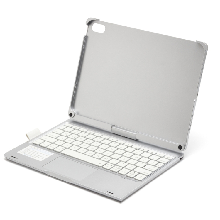 For iPad 10th Gen 10.9-inch 2022 Tablet Bluetooth Keyboard With Backlight 360 Degree Rotation(Silver) For iPad 10th Gen 10.9-inch 2022 Tablet Bluetooth Keyboard With Backlight 360 Degree Rotation(Silver)