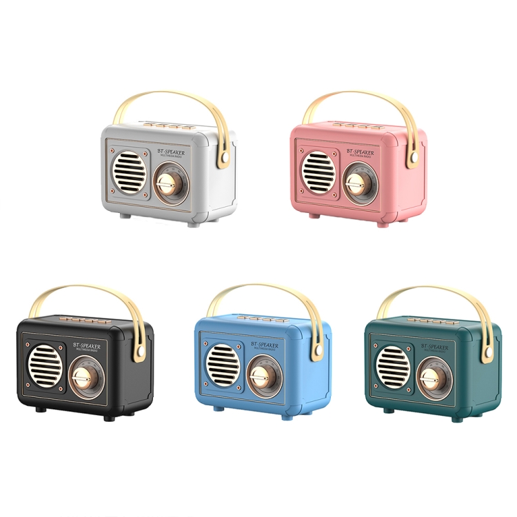 FT-BT20 Mini Retro Card USB Flash Drive FM Radio Wireless Bluetooth Speaker(White) FT-BT20 Mini Retro Card USB Flash Drive FM Radio Wireless Bluetooth Speaker(White)