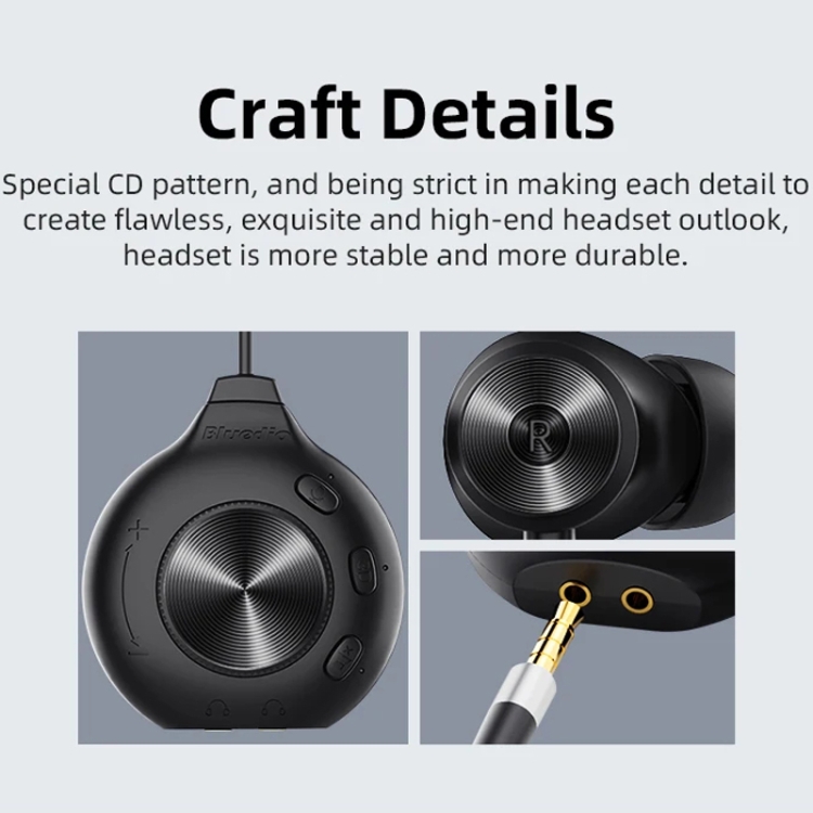 Bluedio LI PRO Cell Phone Wired In-Ear 3.5mm 7.1 Sound Card Gaming Computer Earphones(Black) Bluedio LI PRO Cell Phone Wired In-Ear 3.5mm 7.1 Sound Card Gaming Computer Earphones(Black)