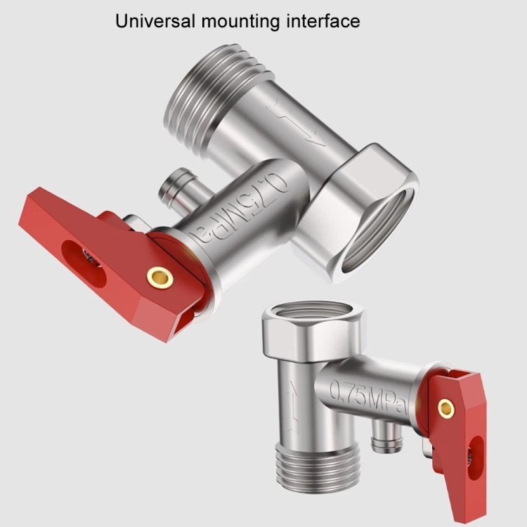 Valvola Sicurezza 1/2" 0.8 MPa Per Scaldabagno - Ottone Con Tubo Guida 1m E Guarnizione