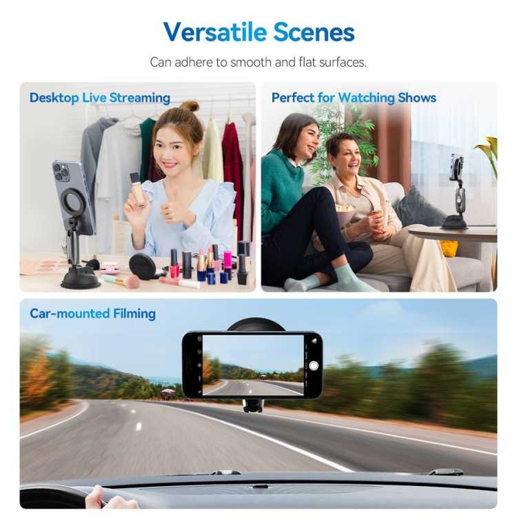 TELESIN Magnetic Suction Car Phone Mount 360 Degree Rotation Phone Holder TELESIN Magnetic Suction Car Phone Mount 360 Degree Rotation Phone Holder