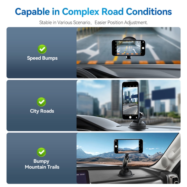 TELESIN Magnetic Suction Car Phone Mount 360 Degree Rotation Phone Holder TELESIN Magnetic Suction Car Phone Mount 360 Degree Rotation Phone Holder
