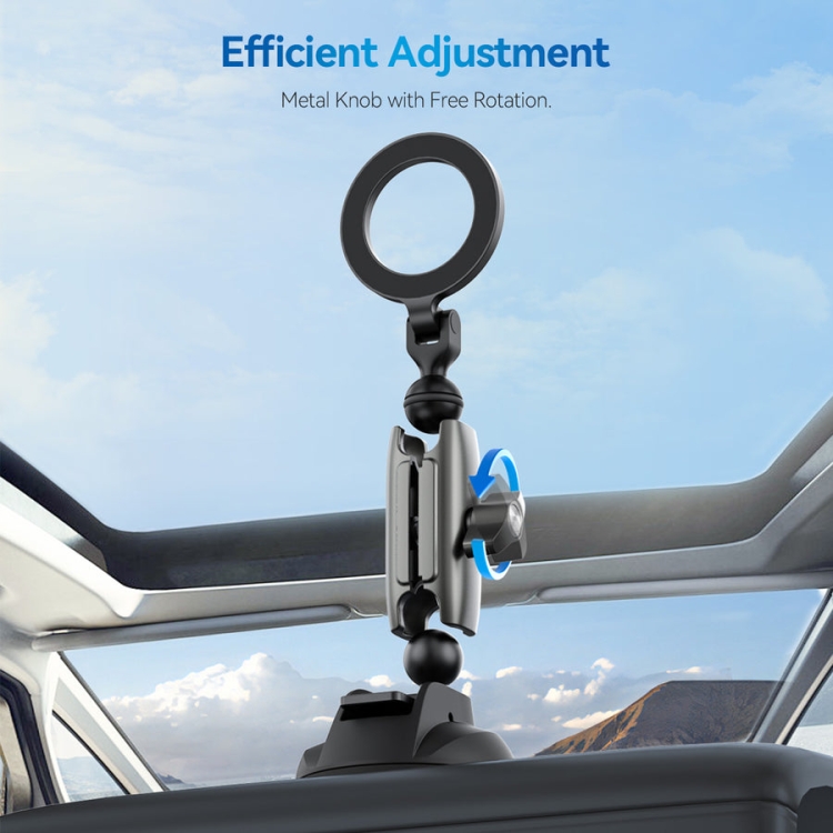 TELESIN Magnetic Suction Car Phone Mount 360 Degree Rotation Phone Holder TELESIN Magnetic Suction Car Phone Mount 360 Degree Rotation Phone Holder