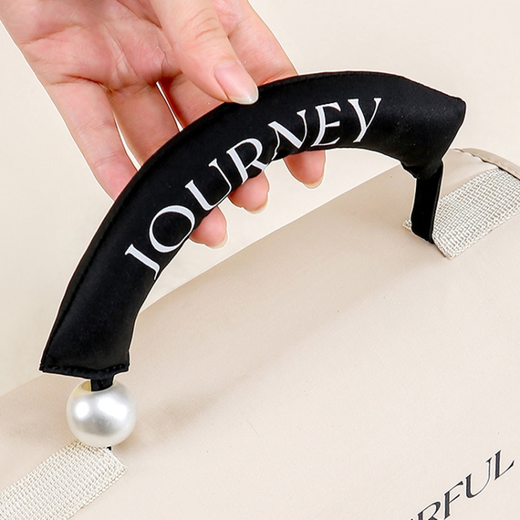 Портативная сумка-несессер Pearl для деловых поездок, подвесная косметичка большой вместимости, органайзер для туалетных принадлежностей (бежевый) - B6