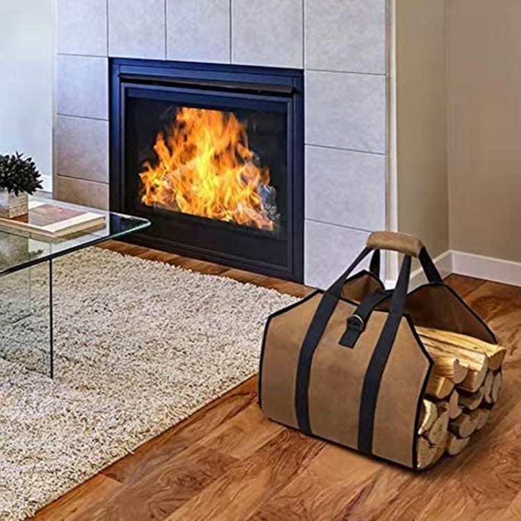 Outdoor Large Capacity Firewood Storage Bag Portable And Durable