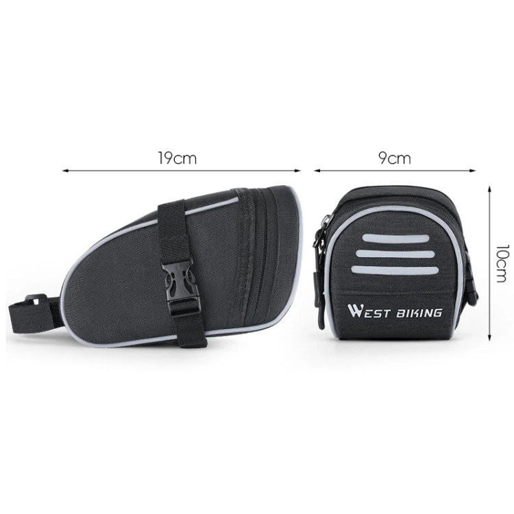 Sacoche De Selle WEST BIKING YP0707394 – 0,5L – Étanche – Noir – Neuf