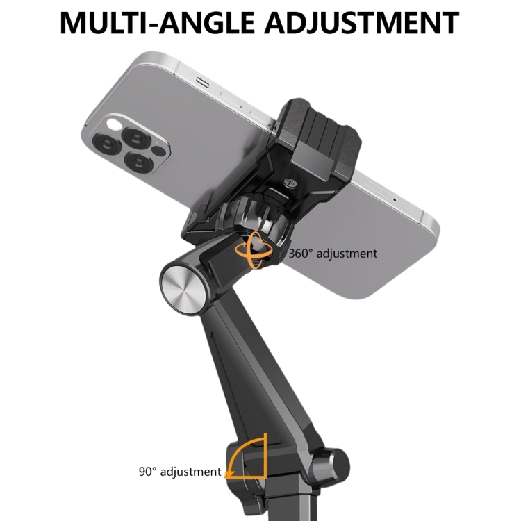 Dual-Position Rotatable Phone And Tablet Stand Retractable Weighted Base Desktop Holder, Spec: Tablet Model White Dual-Position Rotatable Phone And Tablet Stand Retractable Weighted Base Desktop Holder, Spec: Tablet Model White