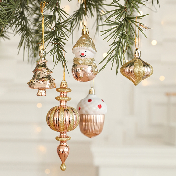 Sparkling Pentagram Christmas Ornaments: An Enchanting 2pcs Hanging Decoration Set to Make Your Holiday Tree More Charming and Giving It Magical Seasonal Glow