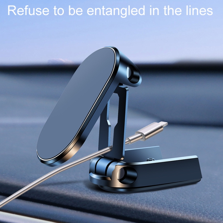 D11 Magnetic Folding Car Phone Holder Rotatable Dashboard Stick-On Navigation Stand(Black Gloosy) D11 Magnetic Folding Car Phone Holder Rotatable Dashboard Stick-On Navigation Stand(Black Gloosy)