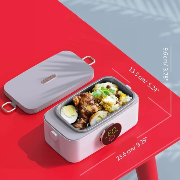 1000ml USB Rechargeable Lunch Box Wireless Heating Bento Box Timing ...