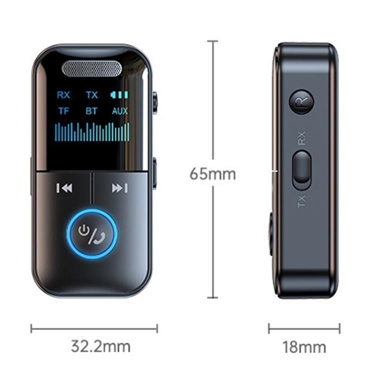 GT69 Digital Display Bluetooth Receiver Transmitter Amplifier Audio Adapter GT69 Digital Display Bluetooth Receiver Transmitter Amplifier Audio Adapter