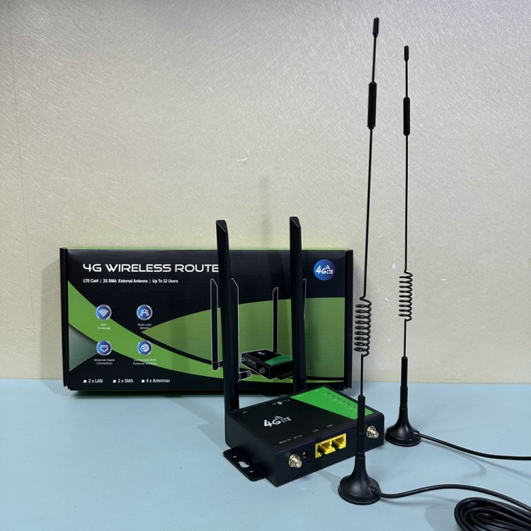 4G Wireless Plug-in Router Detachable Extension Antenna LTE Monitoring ...
