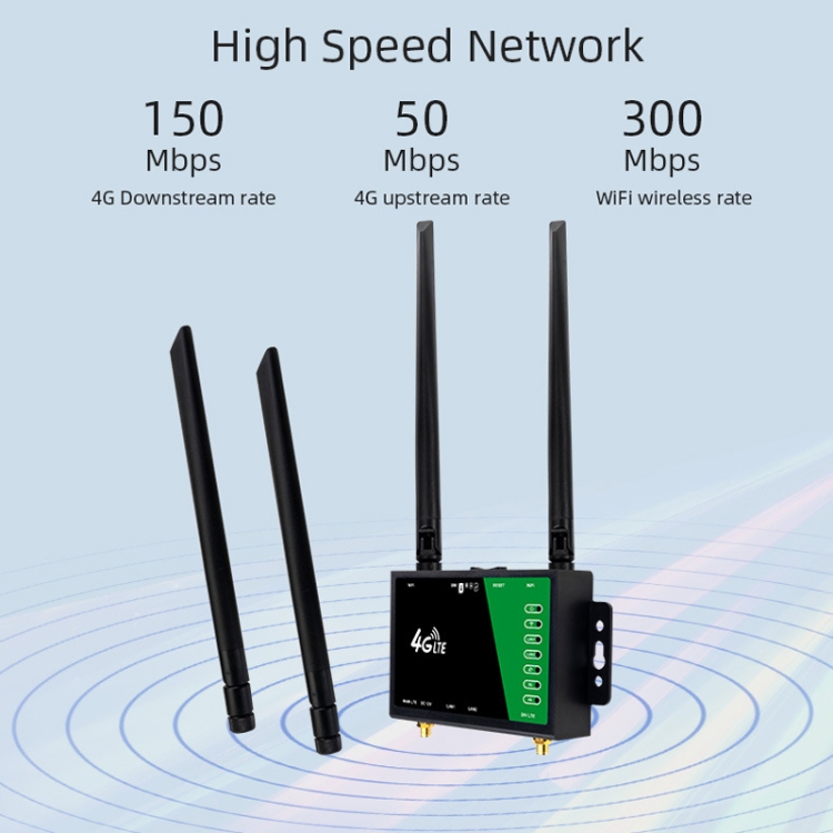 4G Wireless Plug-in Router Detachable Extension Antenna LTE Monitoring ...
