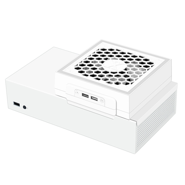 For XBOX Series S Console Side-mounted Cooling Fan RGB Color Light Radiator - 1