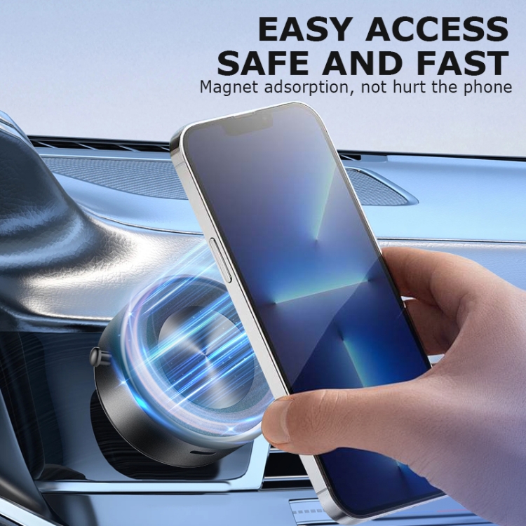 AIMITE M8 Car Phone Holder Vacuum Suction Cup Strong Magnetic Support Bracket(Silver) AIMITE M8 Car Phone Holder Vacuum Suction Cup Strong Magnetic Support Bracket(Silver)