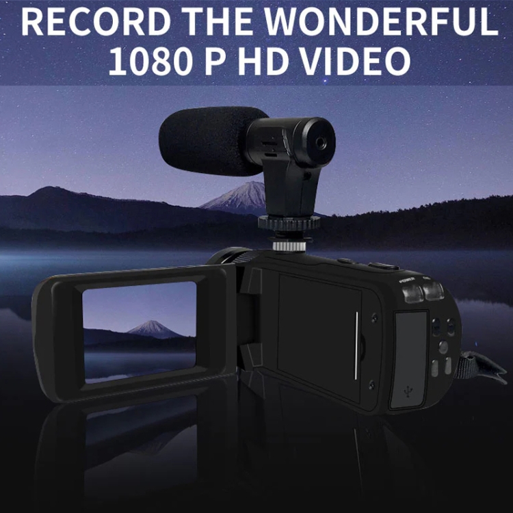 Campark AC12A 5K Touchscreen Video Camera – 56MP, 16x Digital Zoom, WiFi Vlogging Cam