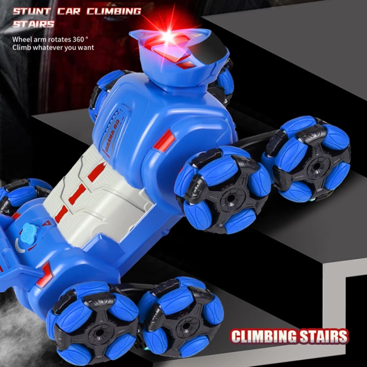 Bleu)Q85 2.4G RC Réservoir 1/30 Télécommande Réservoir Jouet Enfants