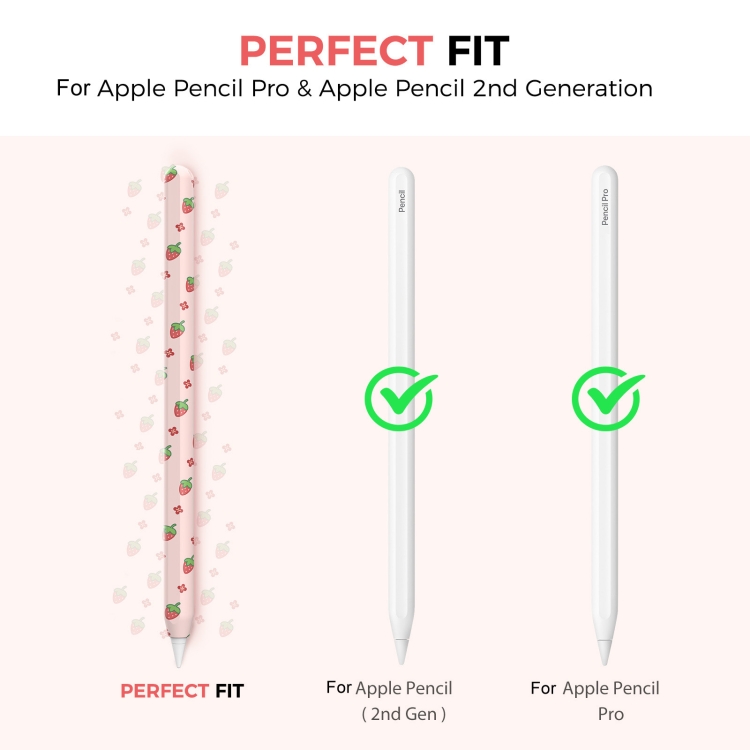For Apple Pencil Pro / 2 AhaStyle PT65FT Silicone Pen Case(Grape) For Apple Pencil Pro / 2 AhaStyle PT65FT Silicone Pen Case(Grape)