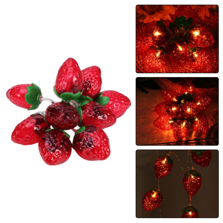 USB Strawberry Light String LED Christmas Decoration Lights, Length: 3m 20  Light