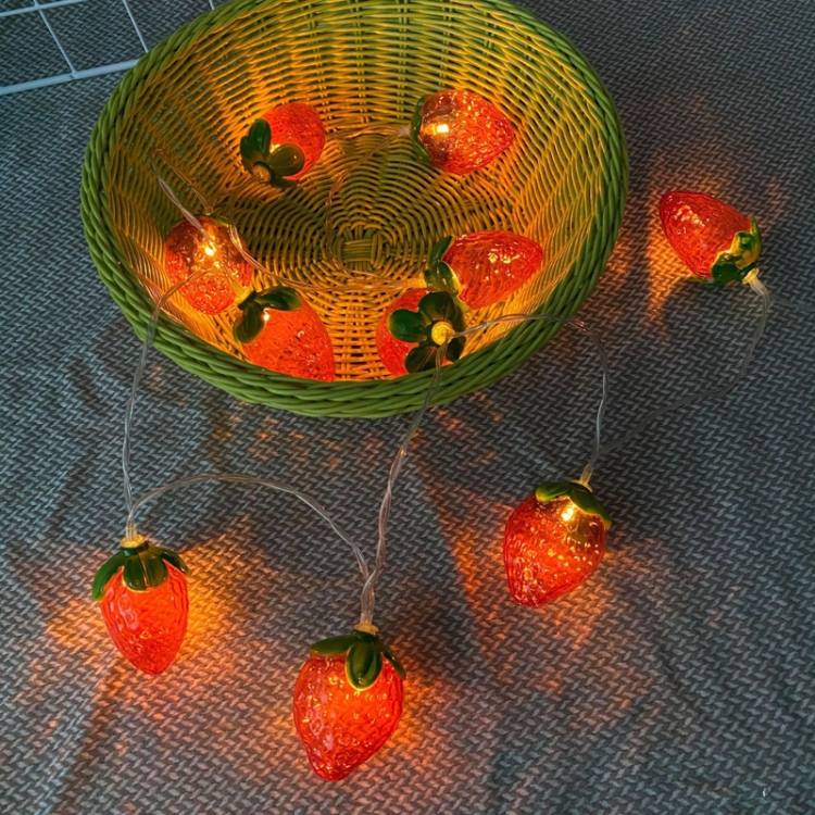 USB Strawberry Light String LED Christmas Decoration Lights, Length: 3m 20  Light