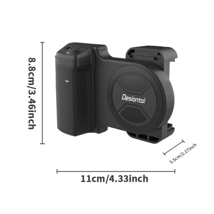 Desiontal PH-30A Mobile Phone Portable Bluetooth Remote Control Live Photo Anti-Shake Camera Aid(Black) Desiontal PH-30A Mobile Phone Portable Bluetooth Remote Control Live Photo Anti-Shake Camera Aid(Black)