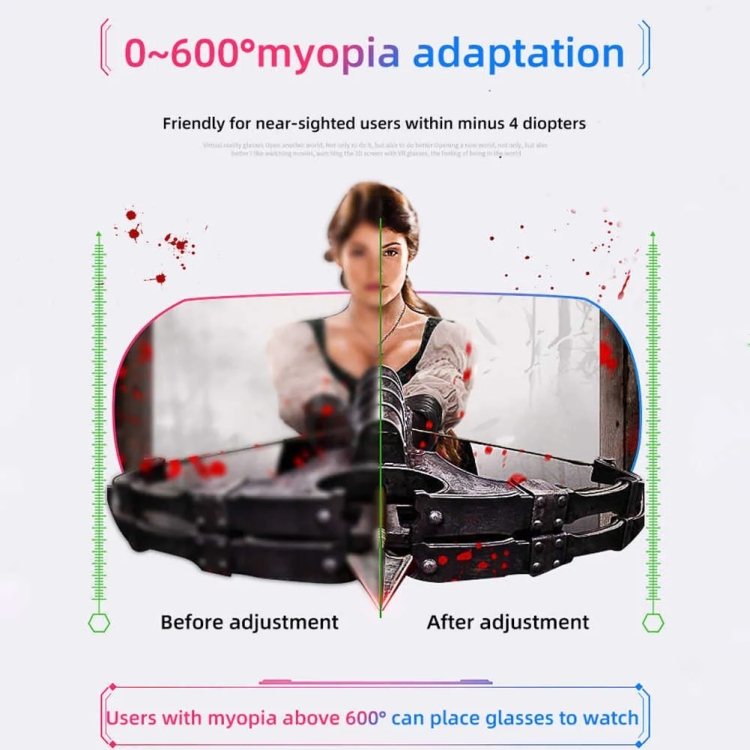 VRPARK J60 3D Glasses Virtual Reality
