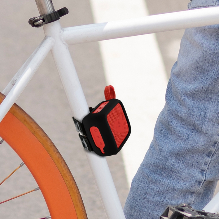For JBL Go 4 Speaker Silicone Cover With Fixing Strap for Bike Golf Cart(Black) For JBL Go 4 Speaker Silicone Cover With Fixing Strap for Bike Golf Cart(Black)