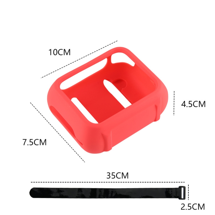 For JBL Go 4 Speaker Silicone Cover With Fixing Strap for Bike Golf Cart(Black) For JBL Go 4 Speaker Silicone Cover With Fixing Strap for Bike Golf Cart(Black)