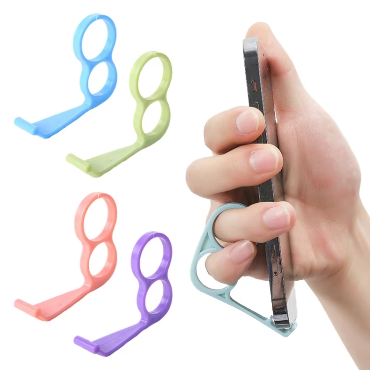 100pcs /Pack Mobile Phone Finger Auxiliary Lazy Holder Desktop Phone Support Stand(Random Color Delivery) 100pcs /Pack Mobile Phone Finger Auxiliary Lazy Holder Desktop Phone Support Stand(Random Color Delivery)