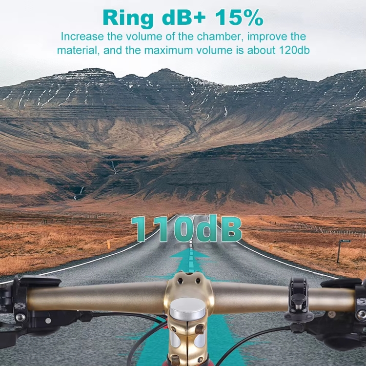 For AirTag Hidden Bicycle Bell Holder for AirTag Anti-Theft Mountain Bike Aluminum Horn