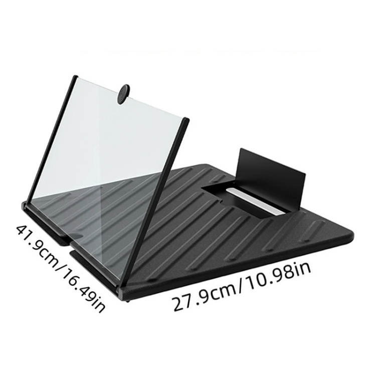 20-inch Pull-out Mobile Phone Screen Amplifier HD Desktop Viewing Mobile Phone Holder(Black) 20-inch Pull-out Mobile Phone Screen Amplifier HD Desktop Viewing Mobile Phone Holder(Black)